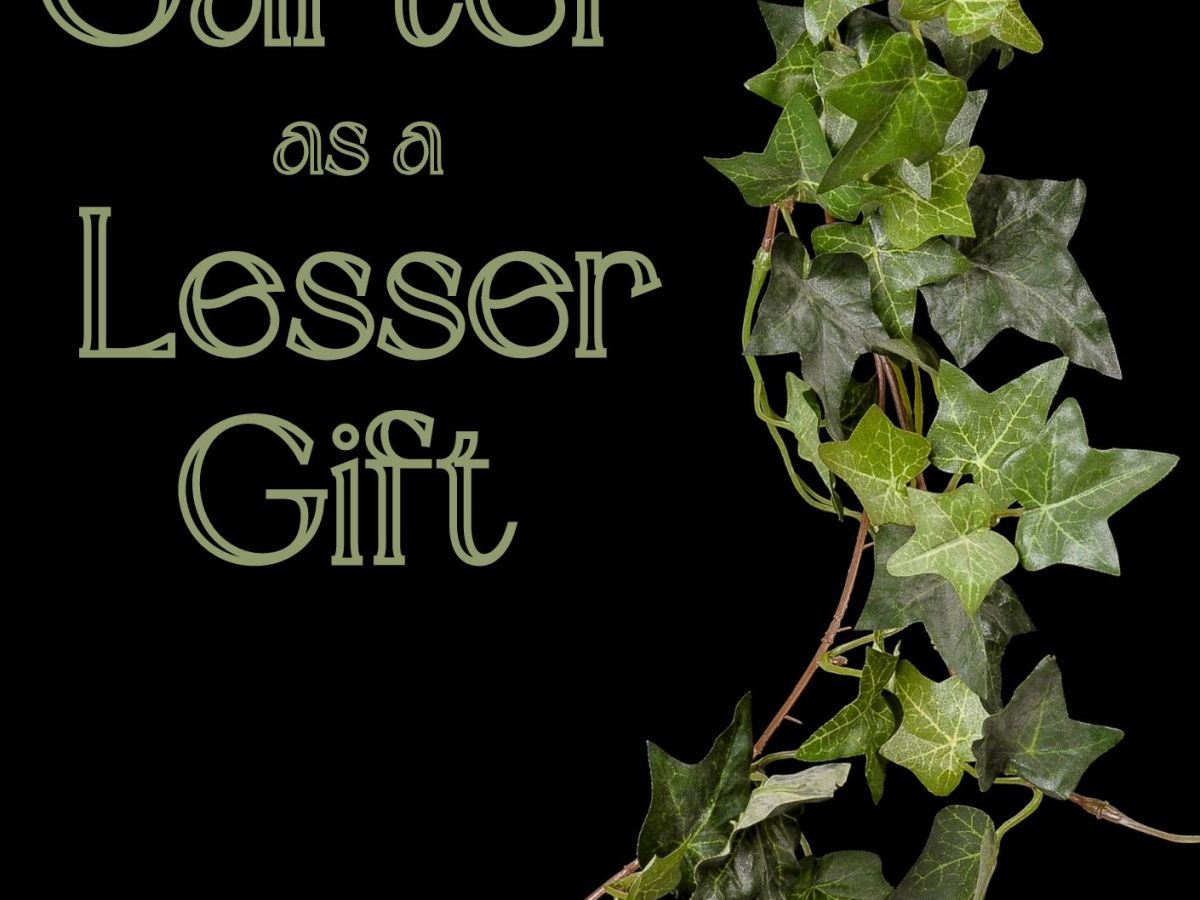 A Garter as a Lesser Gift